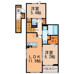 ハピネス（豊場下戸）の物件間取画像